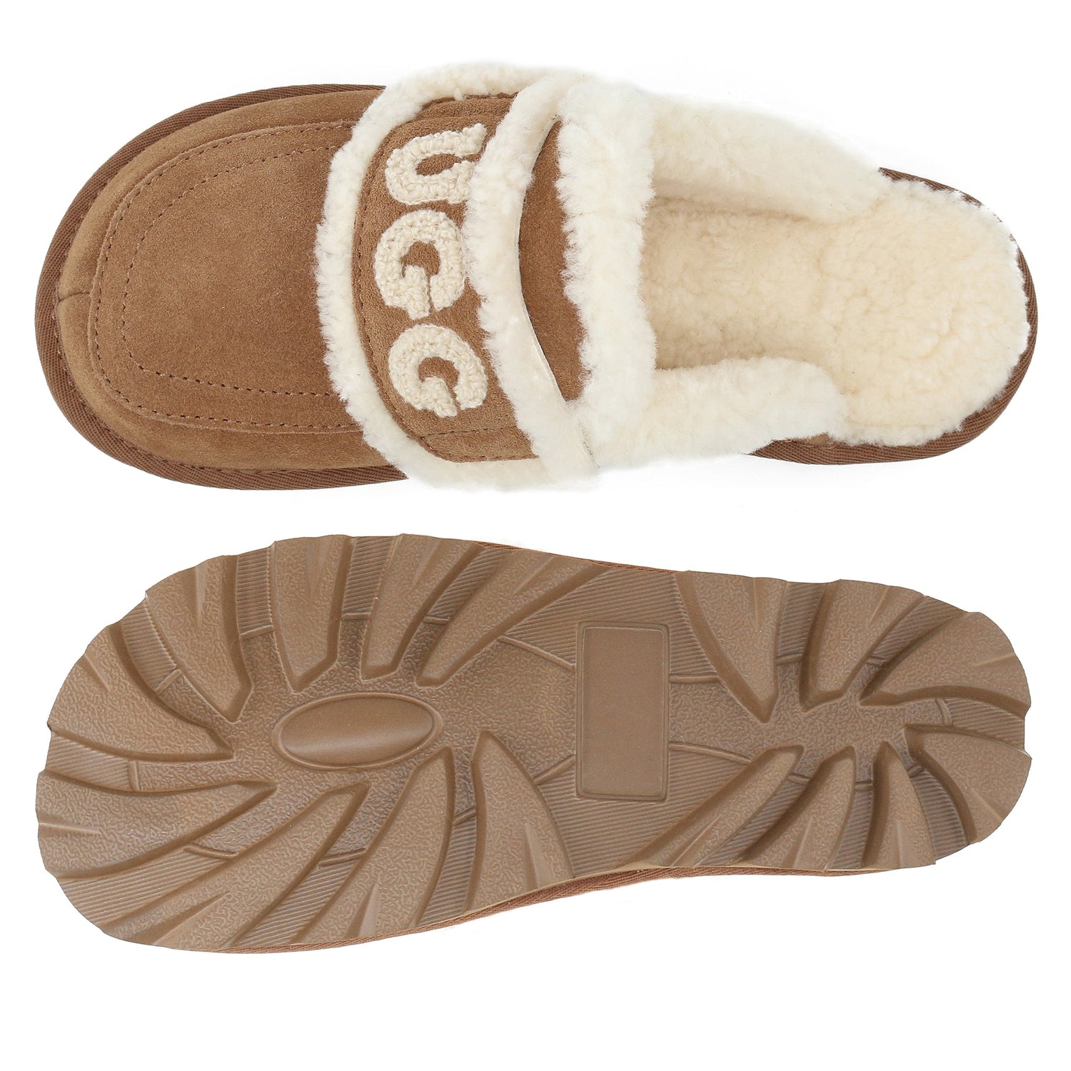 Auzland UGG Shearling Comfort Sole slippers for women, featuring plush shearling lining and soft sole for cosy comfort.