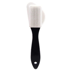 UGG Direct 4-Way Shoe Cleaning Brush with multiple brush heads for cleaning and maintaining footwear accessories.