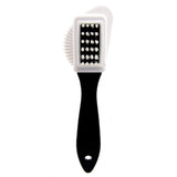 UGG Direct 4-Way Shoe Cleaning Brush with multiple cleaning surfaces for footwear care and maintenance.
