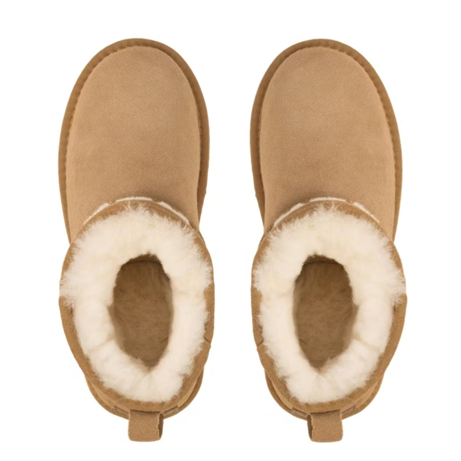 Auzland UGG shearling ultra mini platform boots for women, featuring cosy shearling lining and chunky sole, displayed on a white background.
