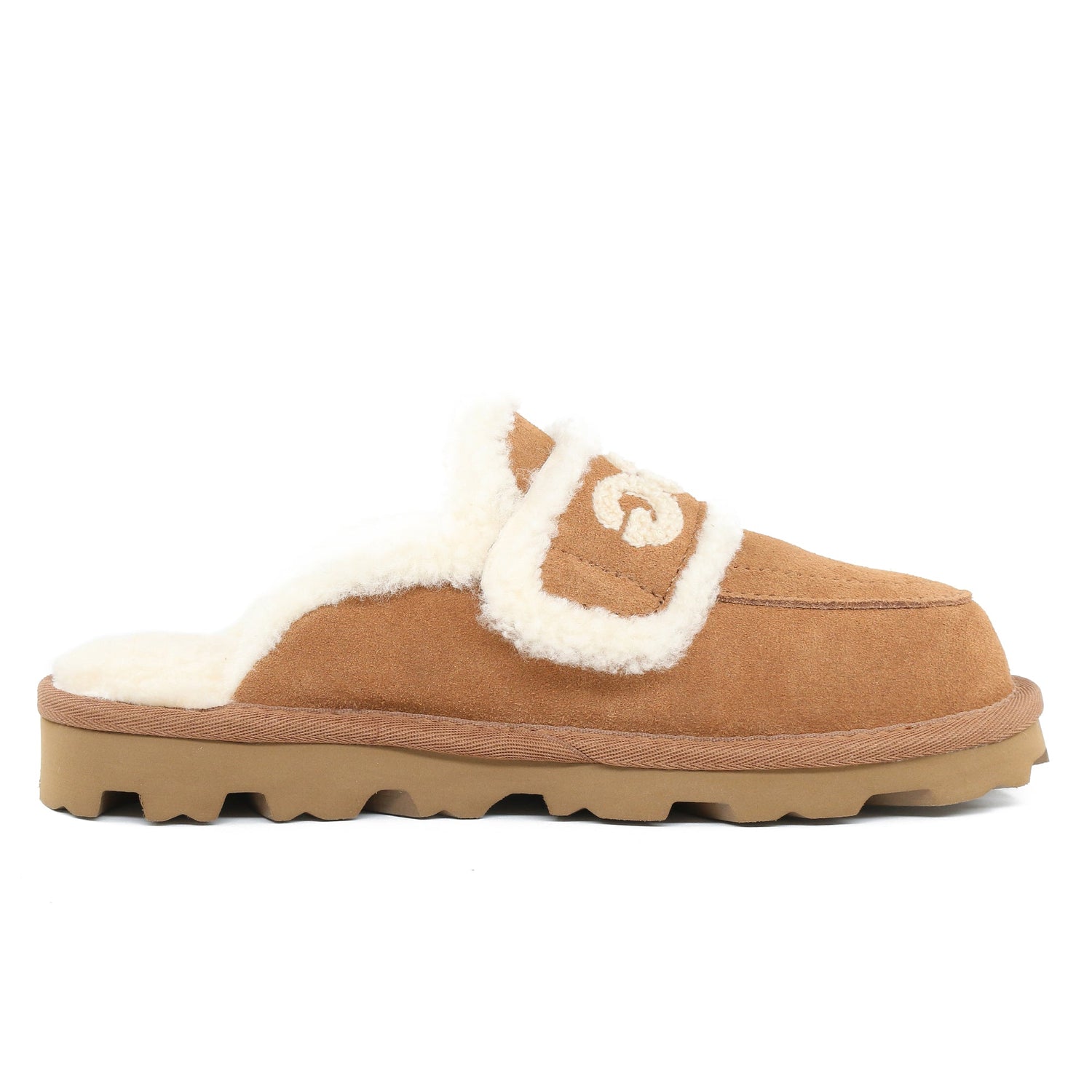 Auzland UGG shearling comfort sole slippers for women, featuring plush shearling lining and slip-on style for cosy indoor wear.