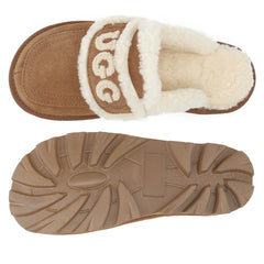 Auzland UGG Shearling Comfort Sole slippers for women, featuring plush shearling lining and soft sole for cosy comfort.