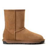 Auzland premium short classic Australian-made UGG boots for women, featuring soft sheepskin exterior and cosy interior.