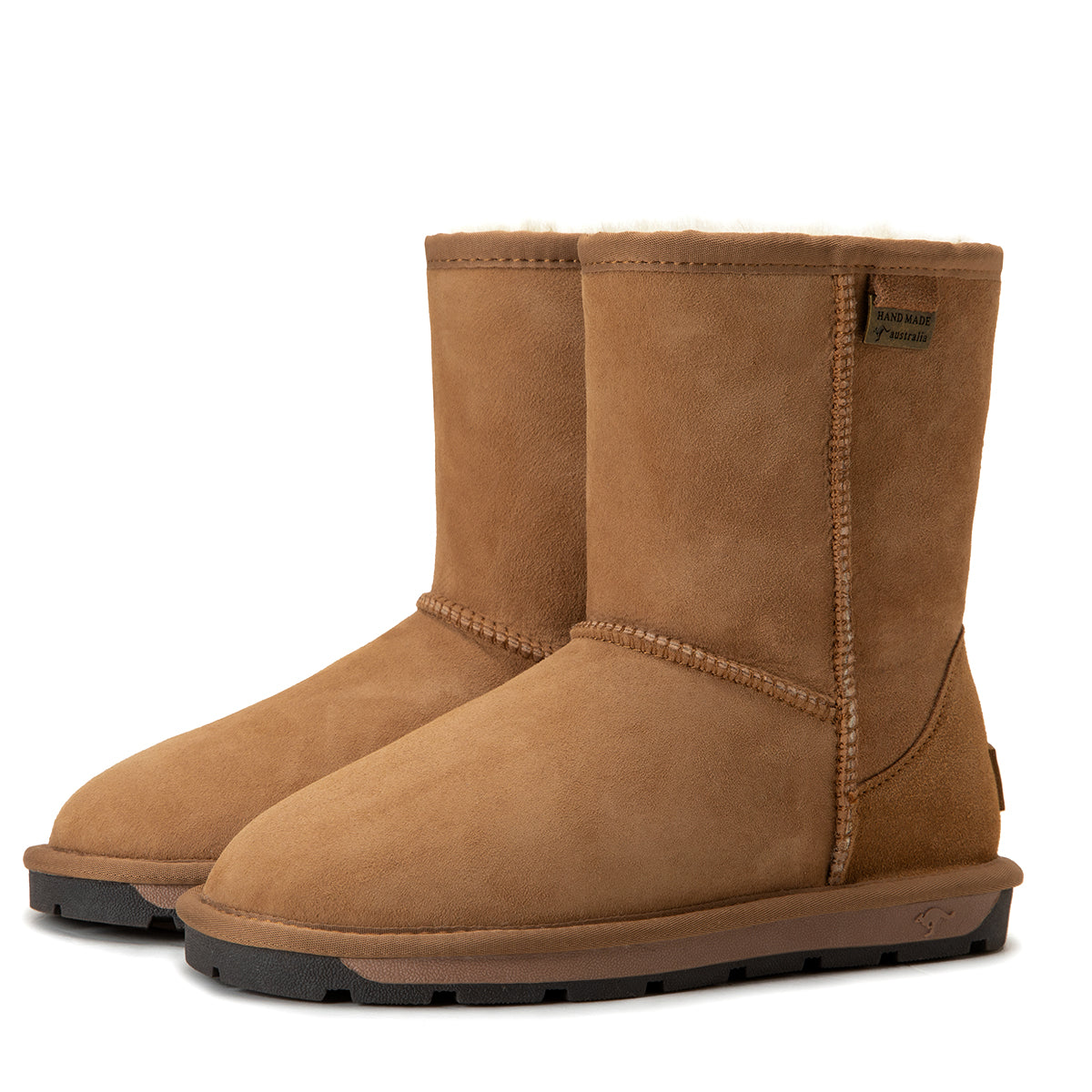 Australian-made Auzland premium short classic UGG boots for women, featuring soft sheepskin and a cosy, stylish design.