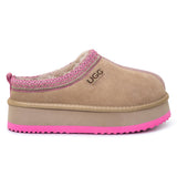 Auzland Mackenzie Platform UGG slippers with plush lining and slip-on design, displayed on a neutral background.