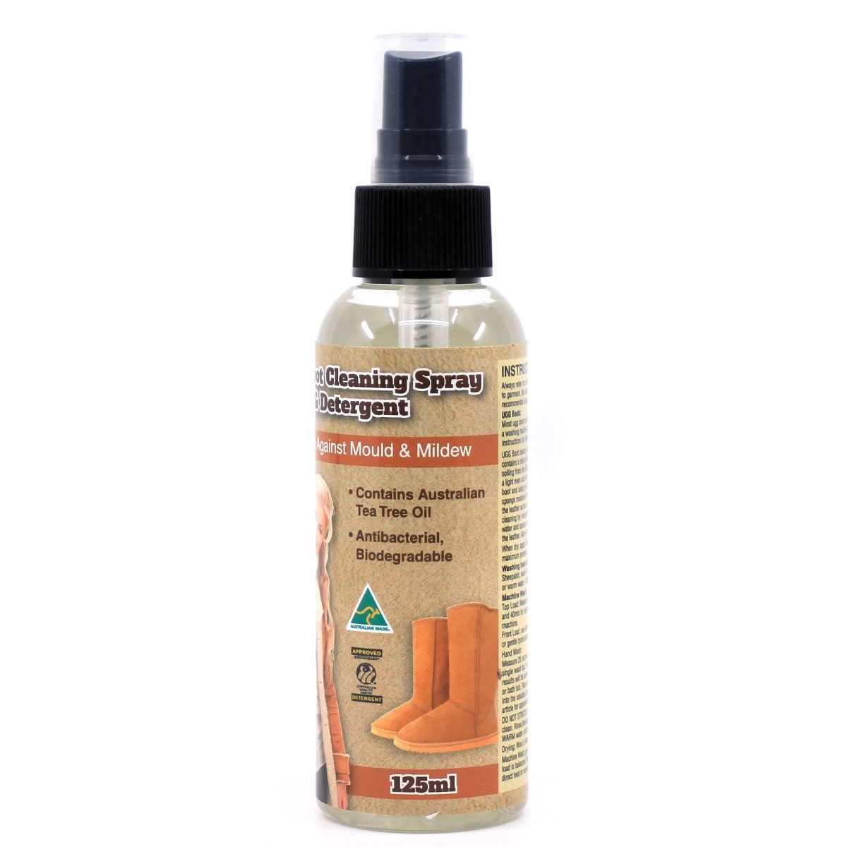 Tantech UGG Boot Care Kit with cleaning brush and conditioner accessories for maintaining UGG boots.