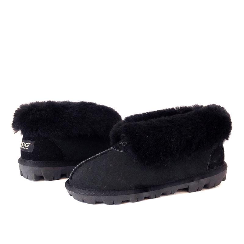 Auzland UGG Classic Ankle Slipper shoes with plush interior, soft ankle cuff, and durable sole for cosy comfort and style.