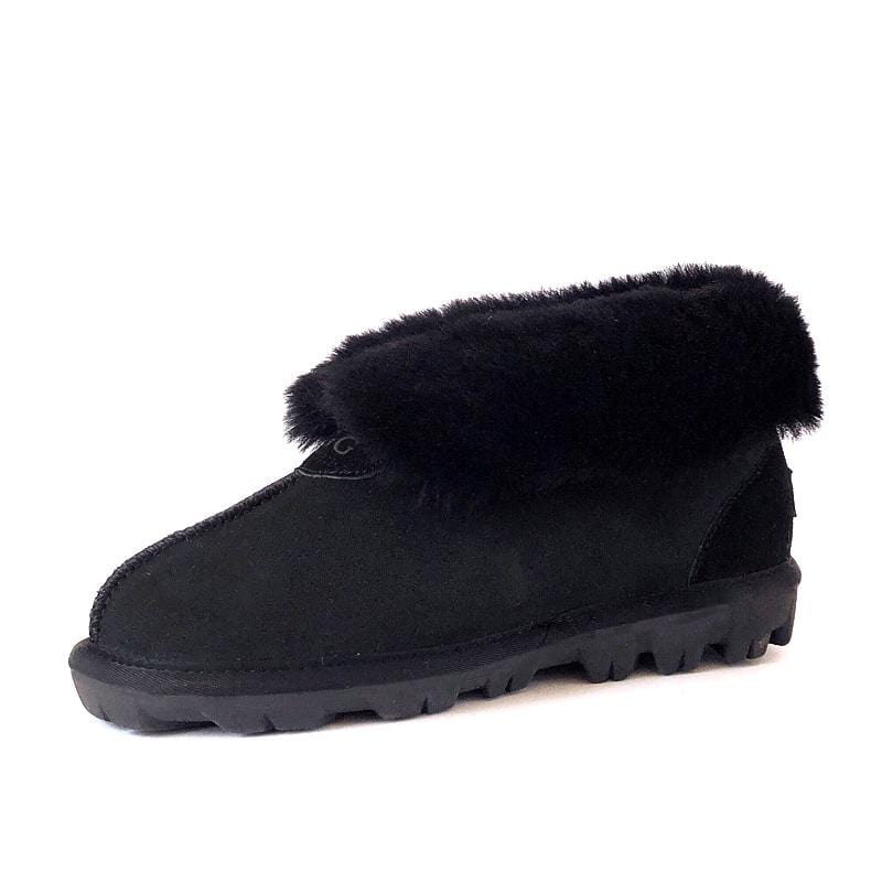 Auzland UGG Classic Ankle Slipper shoes with soft, cosy material and ankle height, designed for comfort and casual wear.
