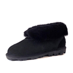 Auzland UGG Classic Ankle Slipper shoes with soft, cosy material and ankle height, designed for comfort and casual wear.