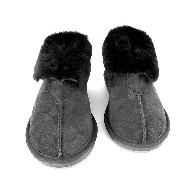 Auzland UGG Classic Ankle Slipper shoes with soft sheepskin lining and cosy ankle coverage, perfect for home comfort.