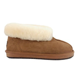 Auzland UGG Classic Ankle Slipper in chestnut, showing soft suede exterior and cosy interior, ideal for casual comfort.