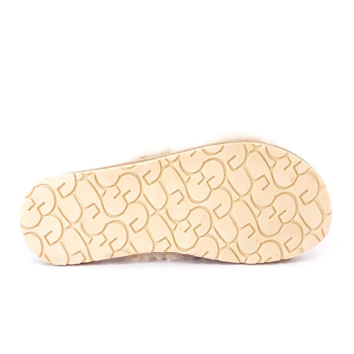 Auzland UGG Cross Fluff Scuff slippers for women with soft, plush fur and open-toe design, perfect for cosy indoor wear.