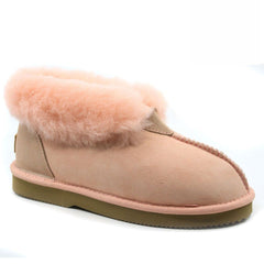 Auzland UGG ankle slippers for women, premium Australian-made slippers with cosy wool lining and soft suede exterior.