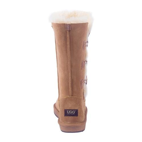 Auzland UGG Premium Classic Tall 3-Button Boots for women, featuring tall design and button accents in soft, cosy material.