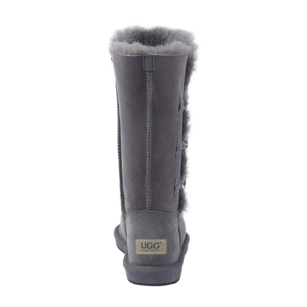 Auzland UGG Premium Classic Tall 3-Button Boots for women, featuring tall design with three-button accents and soft sheepskin material.