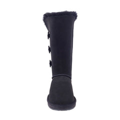 Auzland UGG Premium Classic Tall 3-Button Boots for women, shown in soft suede with three decorative buttons and cosy sheepskin lining.