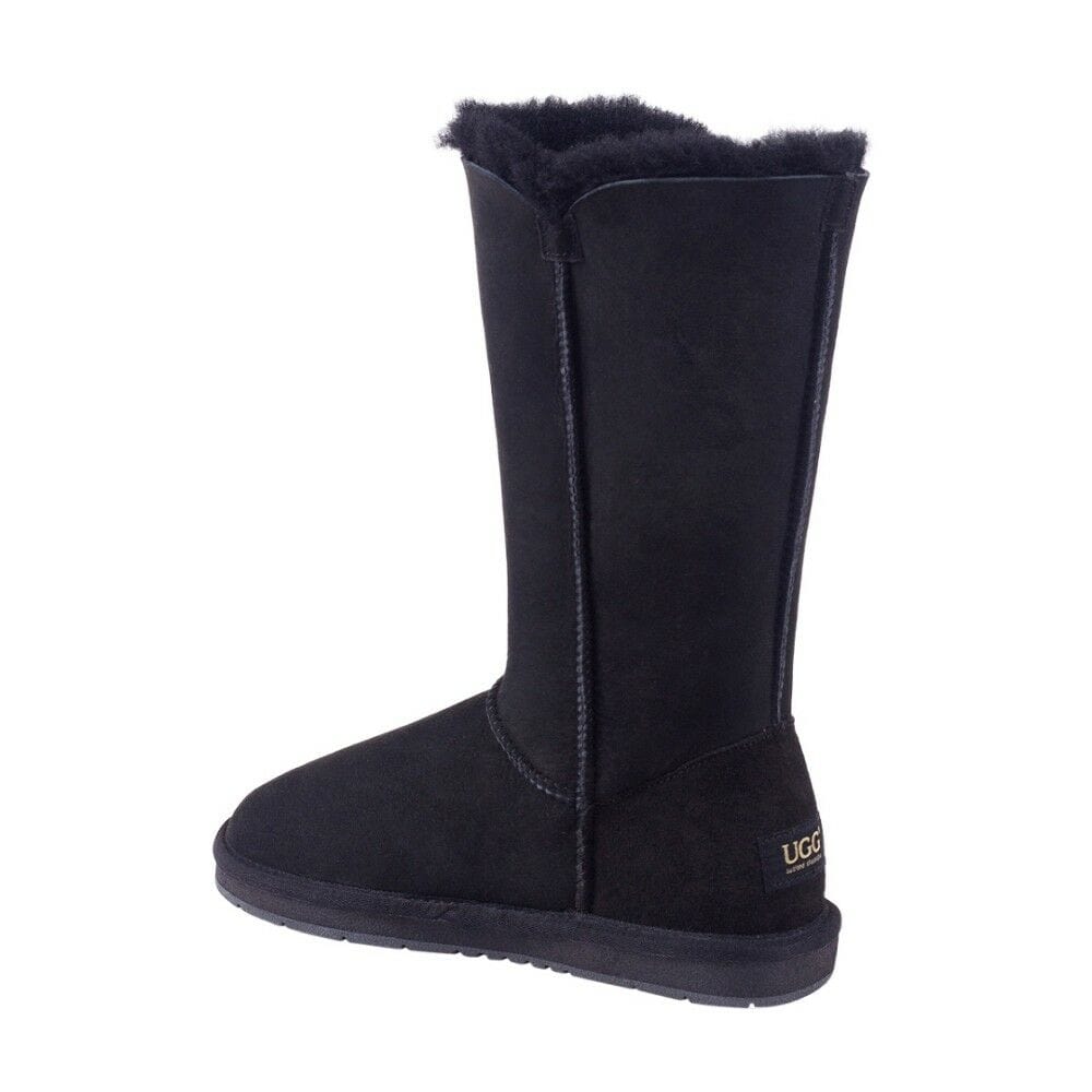 Auzland UGG Premium Classic Tall 3-Button Boots for women, showcasing the tall sheepskin-lined UGG boots with three button details.