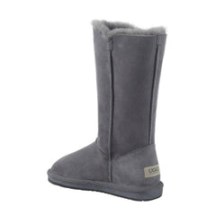Auzland UGG Premium Classic Tall 3-Button Boots for women, wool-lined tall UGG boots with button accents and suede exterior.