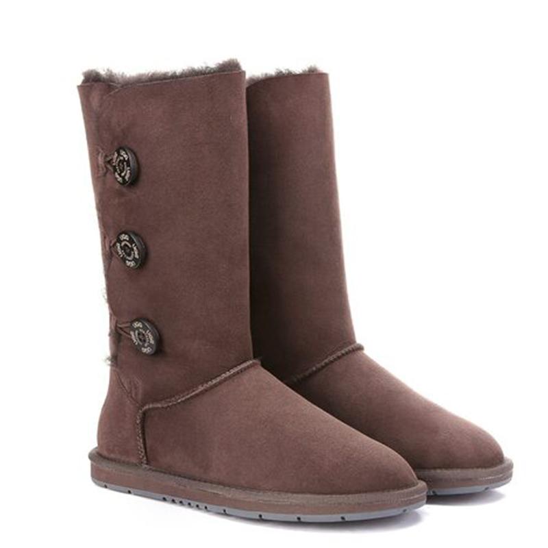 Auzland UGG Premium Classic Tall 3-Button Boots for women, featuring tall design with three-button accents and cosy interior.