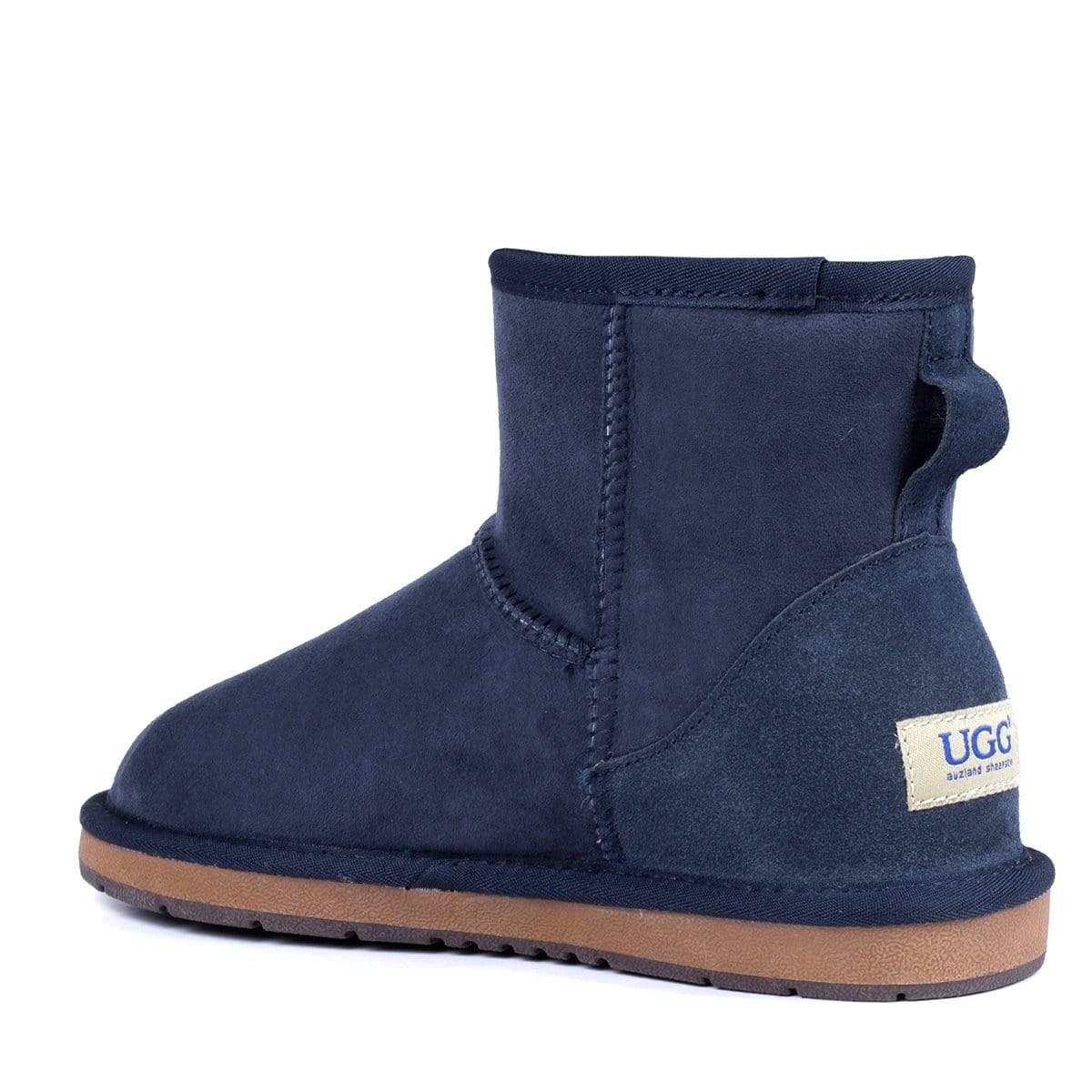 Auzland Premium Mini Classic UGG Boots for women, showcasing cosy shearling lining and soft suede exterior in a stylish mini boot design.