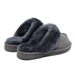 Australian-made Auzland women’s UGG slippers with plush scuff design, featuring soft lining and durable sole for cosy indoor wear.