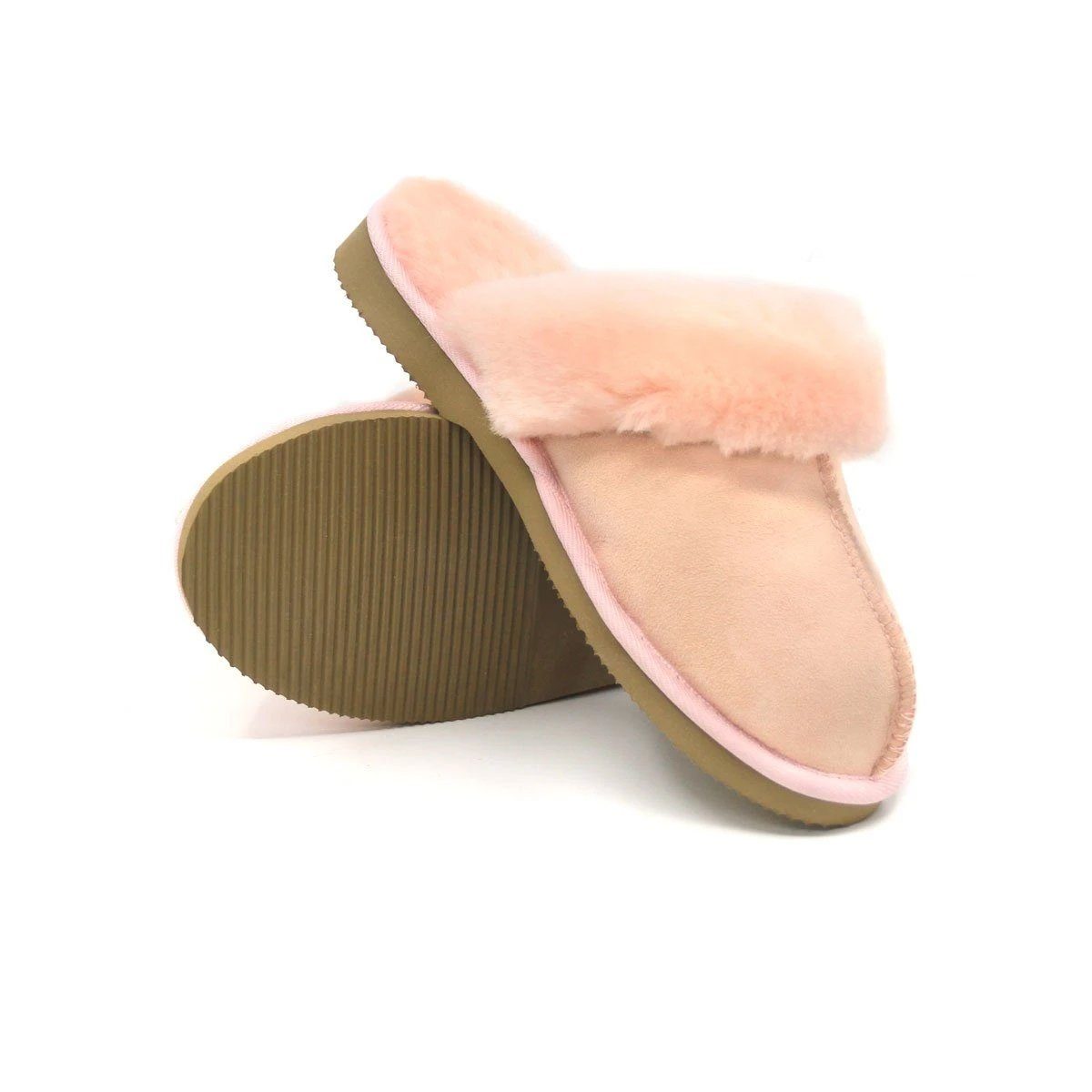 Auzland premium women's UGG slippers featuring soft Australian-made scuff design in roozee color, cosy indoor footwear.
