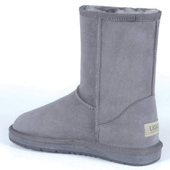 A pair of Auzland premium short classic UGG boots for women, featuring soft sheepskin lining and a cosy, stylish design.