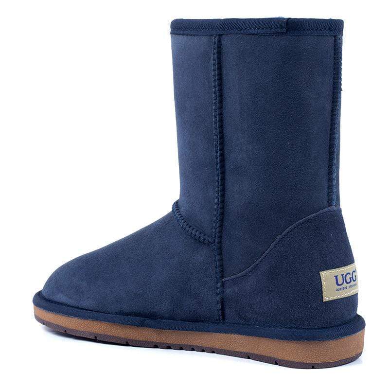 A pair of Auzland premium short classic UGG boots for women, featuring soft sheepskin lining and a cosy, stylish design.