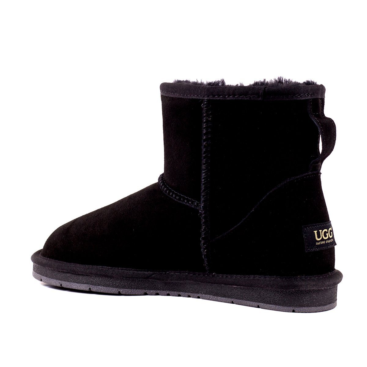 Auzland premium suede mini classic UGG boots for women featuring a soft suede exterior and cosy interior, stylish and comfortable shoes.