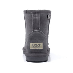 Auzland premium suede mini classic UGG boots for women with cosy sheepskin lining and a stylish ankle-high silhouette.