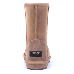 Auzland premium suede short classic UGG boots for women, featuring a cosy interior and sleek suede exterior.