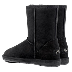 Auzland premium suede short classic UGG boots for women, featuring a sleek design and soft suede material perfect for casual wear.